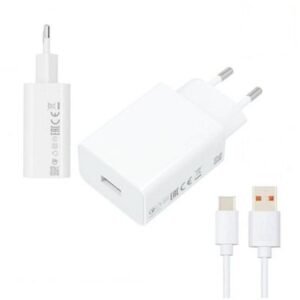 Carregador Completo Xiaomi 33W  Type C Branco