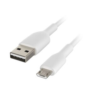 Cabo USB - Micro USB 1M  Branco